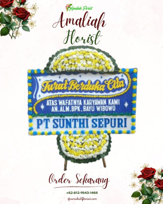 Papan Bunga Duka di Metro Pusat