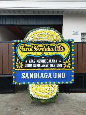 Papan Bunga Duka di Metro Pusat